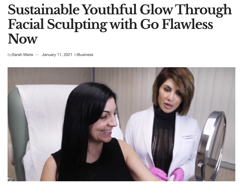Sustainable Youthful Glow Through Facial Sculpting with Go Flawless Now